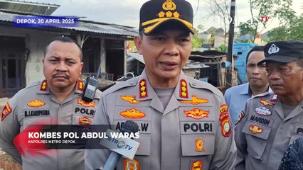 2 Orang Ditetapkan Tersangka Pembakaran Mobil Polisi di Depok