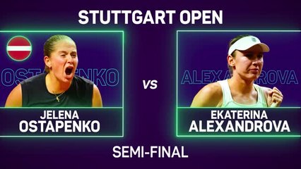 Ostapenko storms into Stuttgart final