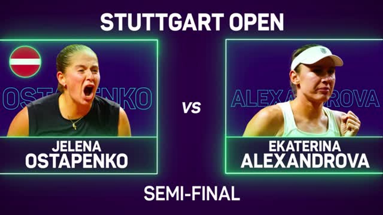 Ostapenko storms into Stuttgart final
