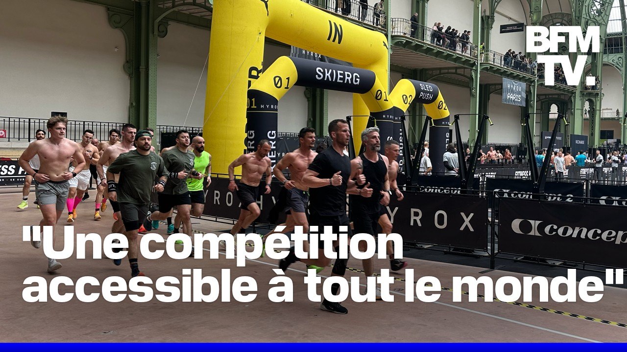 ROBIN DE BFM - L’Hyrox a rassemblé 12.000 sportifs ce week-end au Grand Palais à Paris