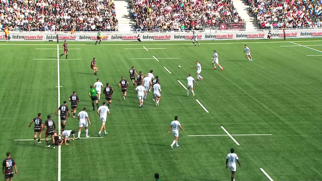 TOP 14 - Essai de Cobus REINACH (MHR) - LOU Rugby - Montpellier Hérault Rugby