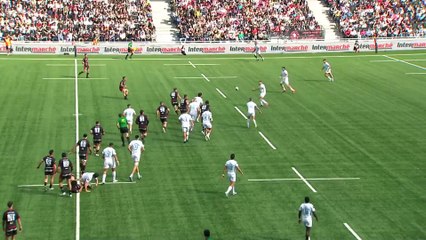 TOP 14 - Essai de Cobus REINACH (MHR) - LOU Rugby - Montpellier Hérault Rugby