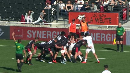 TOP 14 - Essai de Alexandre BECOGNEE (MHR) - LOU Rugby - Montpellier Hérault Rugby