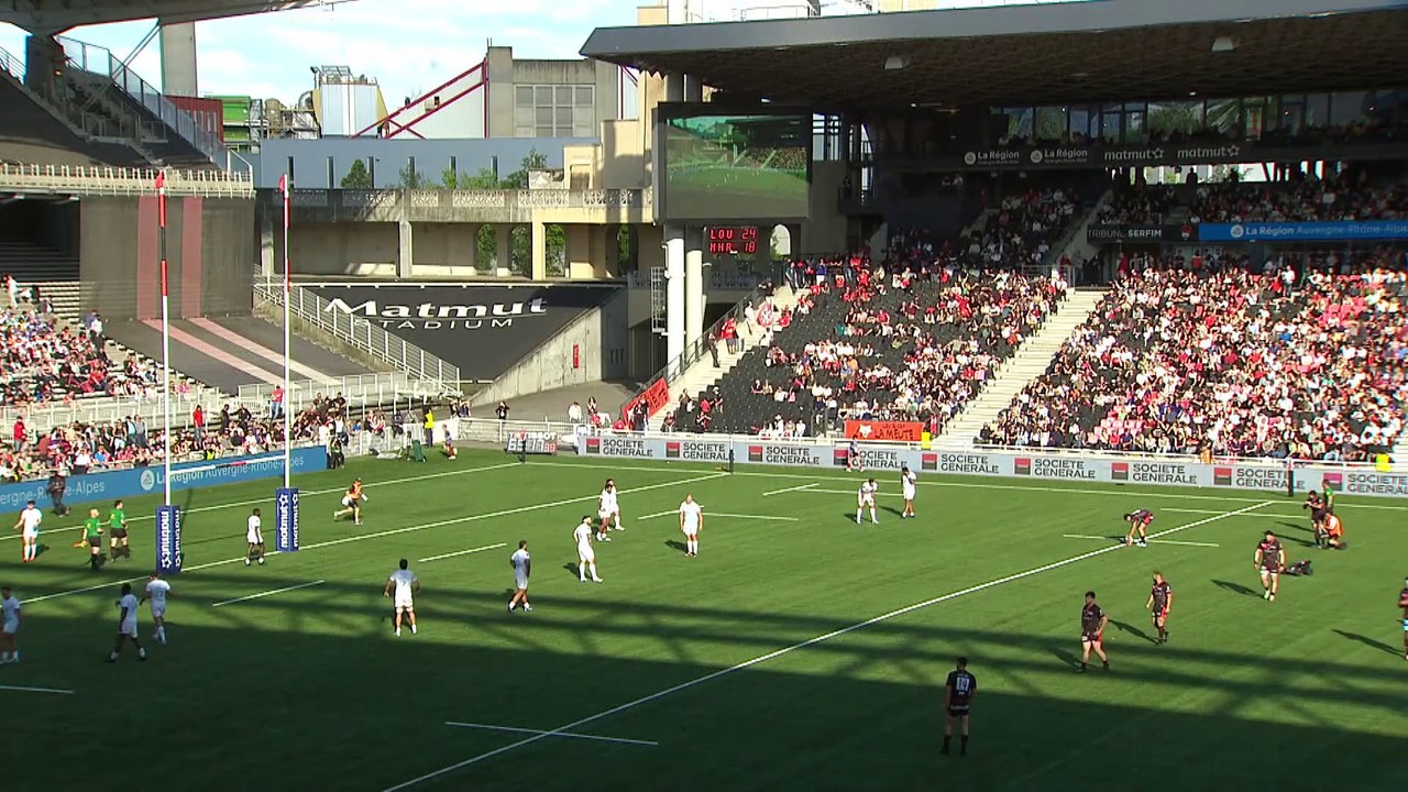 TOP 14 - Essai de Baptiste COUILLOUD (LOU) - LOU Rugby - Montpellier Hérault Rugby