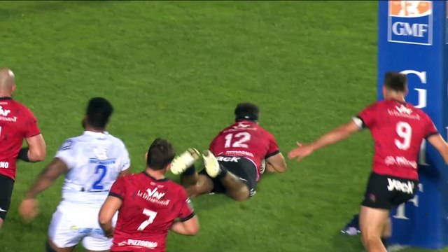 TOP 14 - Essai de Jérémy SINZELLE (RCT) - RC Toulon - ASM Clermont