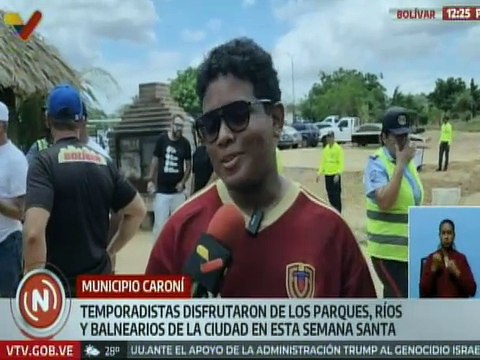 Durante Semana Santa temporadistas disfrutaron de los atractivos turísticos del estado Bolívar