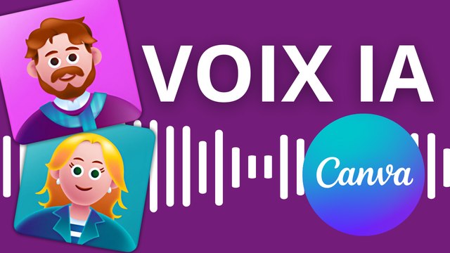 VOIX IA Canva, créer une synthèse vocale dans canva