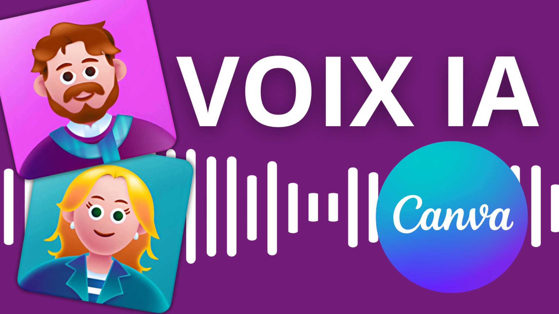 VOIX IA Canva, créer une synthèse vocale dans canva