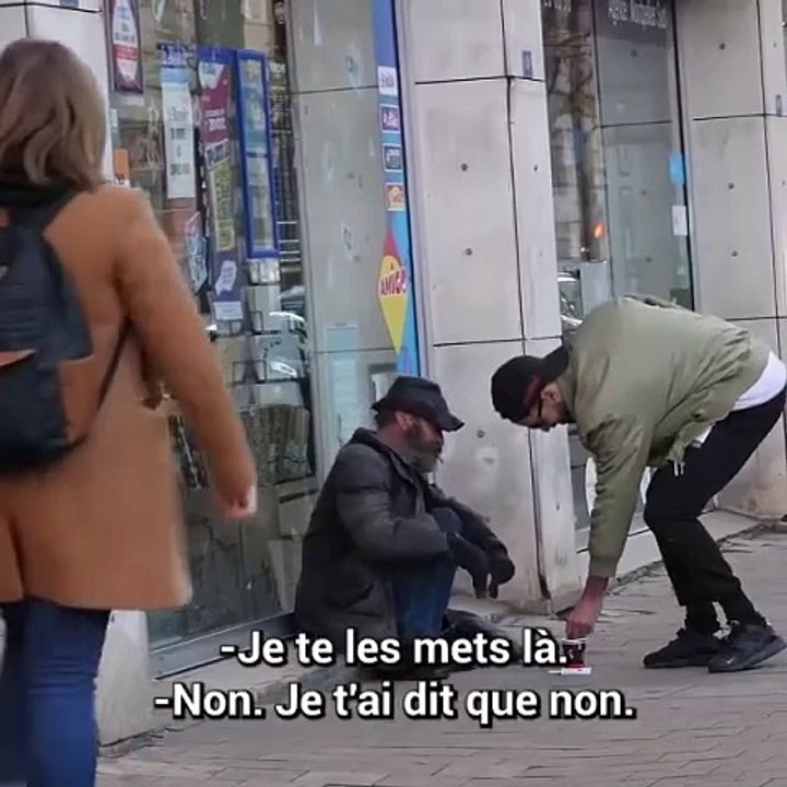 La réaction de ce SDF m'a touché 🥺💔
