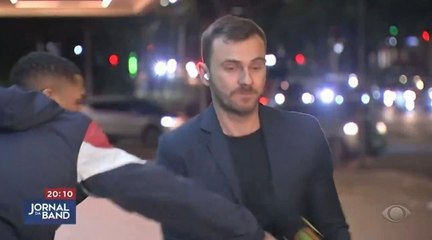 SP: repórter sofre tentativa de assalto durante jornal ao vivo