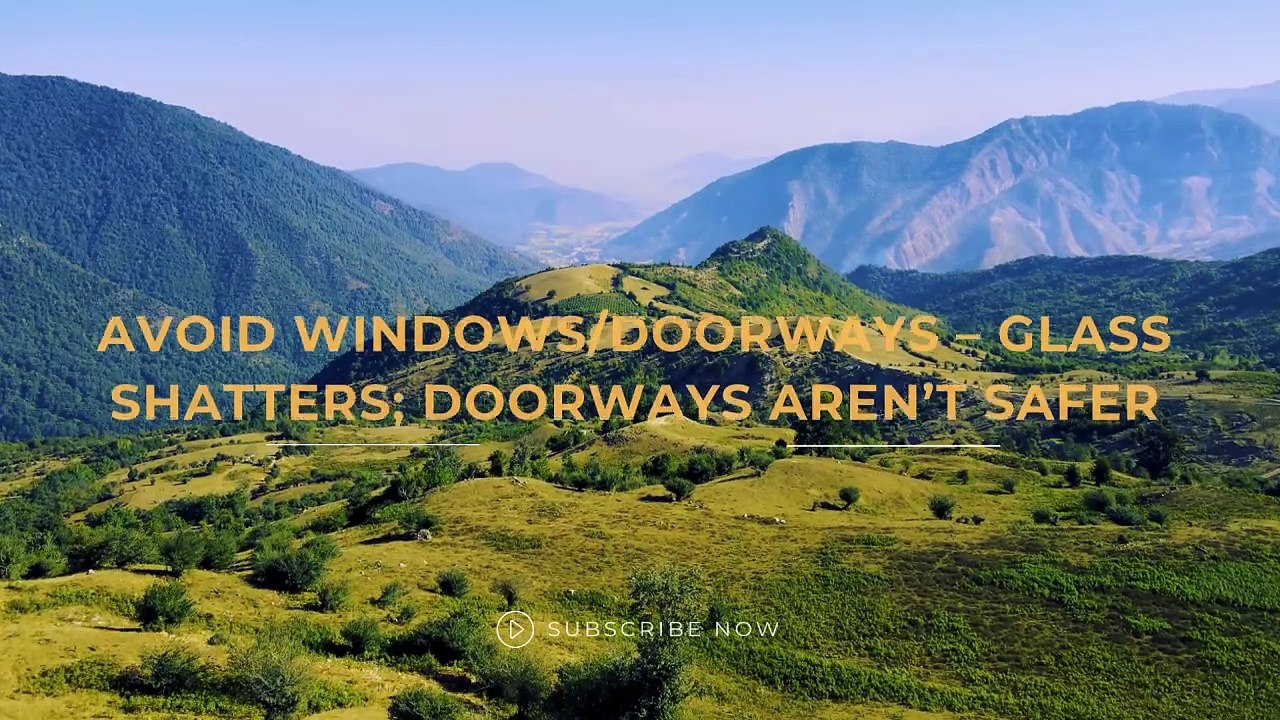 Earthquake Survival Tips video/blog