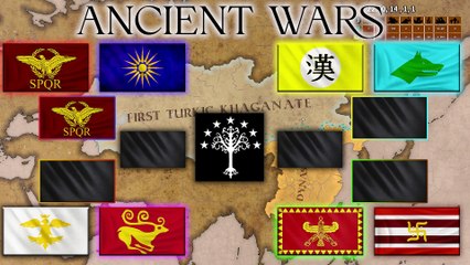 First Turkic Khaganate vs Han Dynasty /ANCIENT Wars II - HOI4 Timelapse