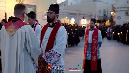 Molfetta - La ritirata della processione della Pietà (19.04.25)