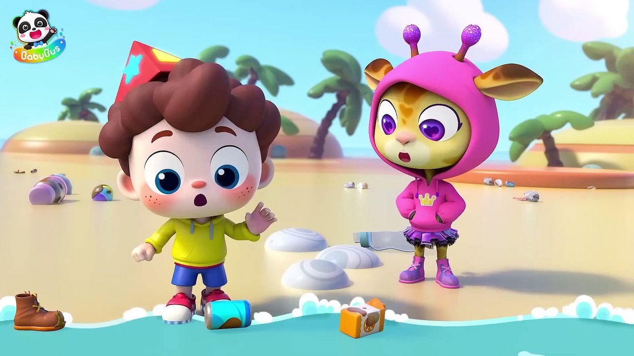 No No Litter Song _ Good Habits _ Sea Animals Song _ Nursery Rhymes ...
