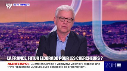 La France, futur eldorado pour les chercheurs américains ? Bruno Tertrais est "sceptique"