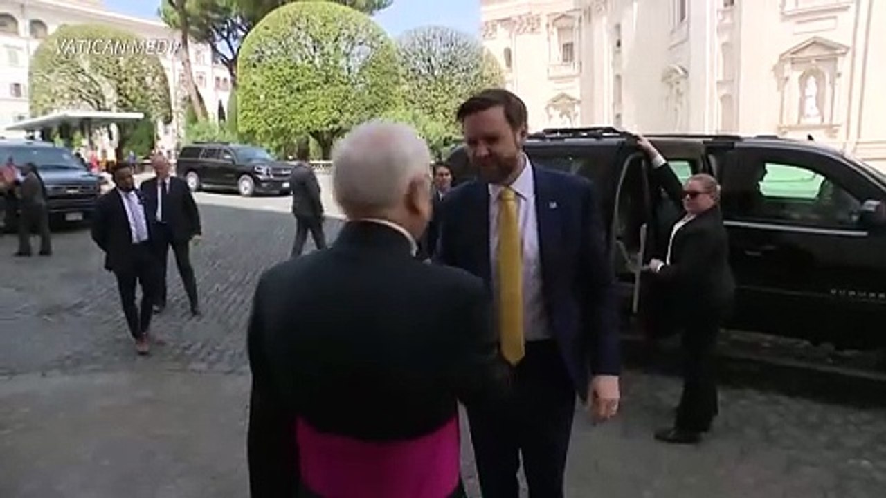 El papa recibió al vicepresidente de EEUU JD Vance durante "unos minutos"