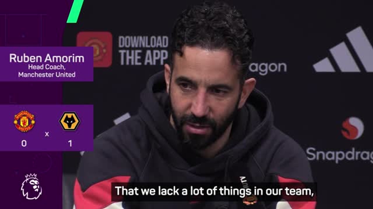 Man United 'lack a lot of things' - Amorim