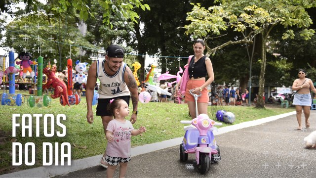 Belenenses aproveitam feriado para passear em família na Praça da República