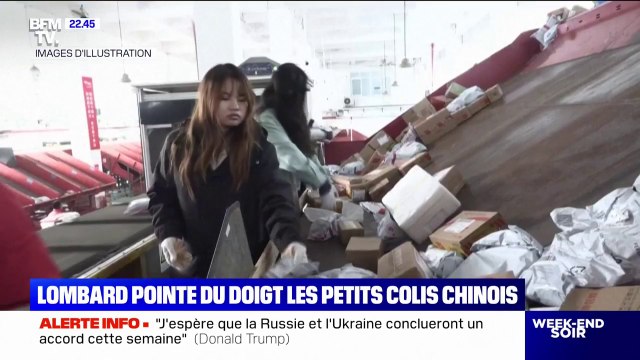 Éric Lombard pointe du doigt les petits colis chinois, qui selon lui concurrencent nos commerçants