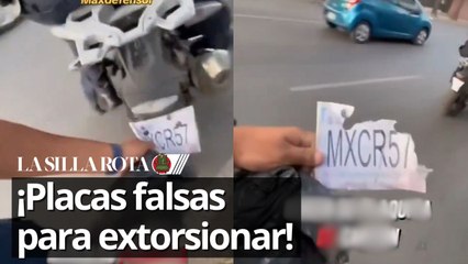 Policías usan placas falsas para extorsionar en CDMX