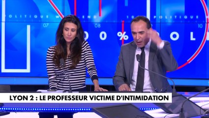 Echange entre Vanessa Edberg et Karim Maloum sur le professeur victime d'intimidation à Lyon 2
