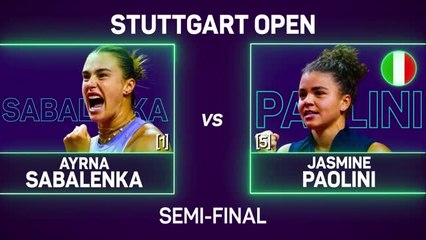 Sabalenka reaches fourth Stuttgart Open final