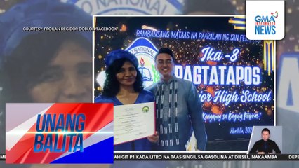 55-anyos na babae, nagpursige at nakatapos ng senior high school | Unang Balita