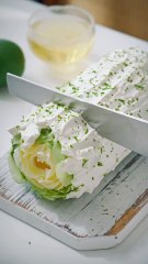 Matcha grapefruit Mille Feuille Roll