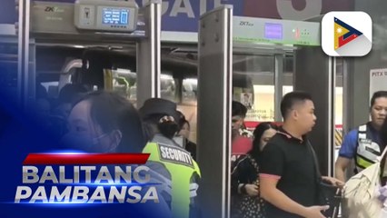 Mga nagbabalik-Maynila, unti-unti nang nagdadatingan sa PITX;