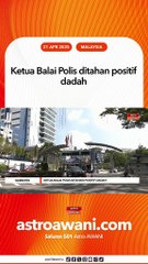 Ketua Balai Polis ditahan positif dadah
