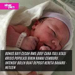 Dapat anak, dapat ‘duit poket’ — strategi serius Itali untuk pulihkan populasi