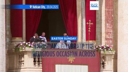 Christians celebrate Easter Sunday across major European cities