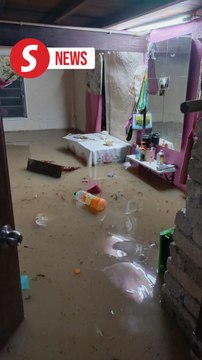 Heavy rain causes flash floods in Penang
