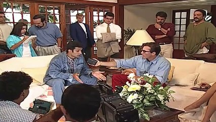 Novela Cara e Coroa (1995) - Mauro interrompe entrevista de Fernanda e ameaça todos