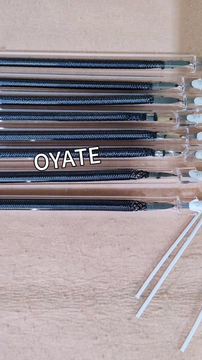 850mm 2500w Woven Carbon Fiber Infrared Heating Lamp for outdoor patio heaters