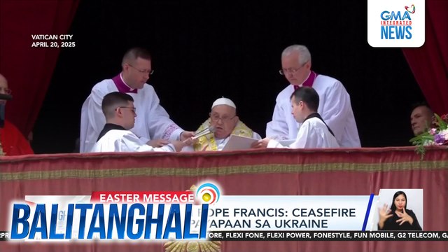 Panawagan ni Pope Francis - Ceasefire sa Gaza at kapayapaan sa Ukraine | Balitanghali