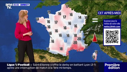Quelques averses et des éclaircies sur toute la France, avec des températures comprises entre 14°C et 21°C ... La météo de ce lundi 21 avril