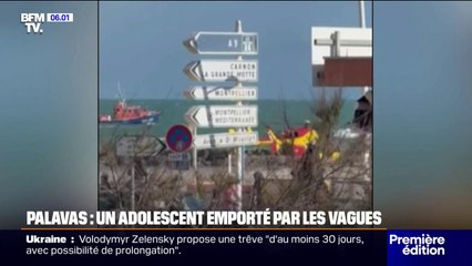 Palavas-les-Flots: les recherches continuent pour retrouver un adolescent emporté par les vagues