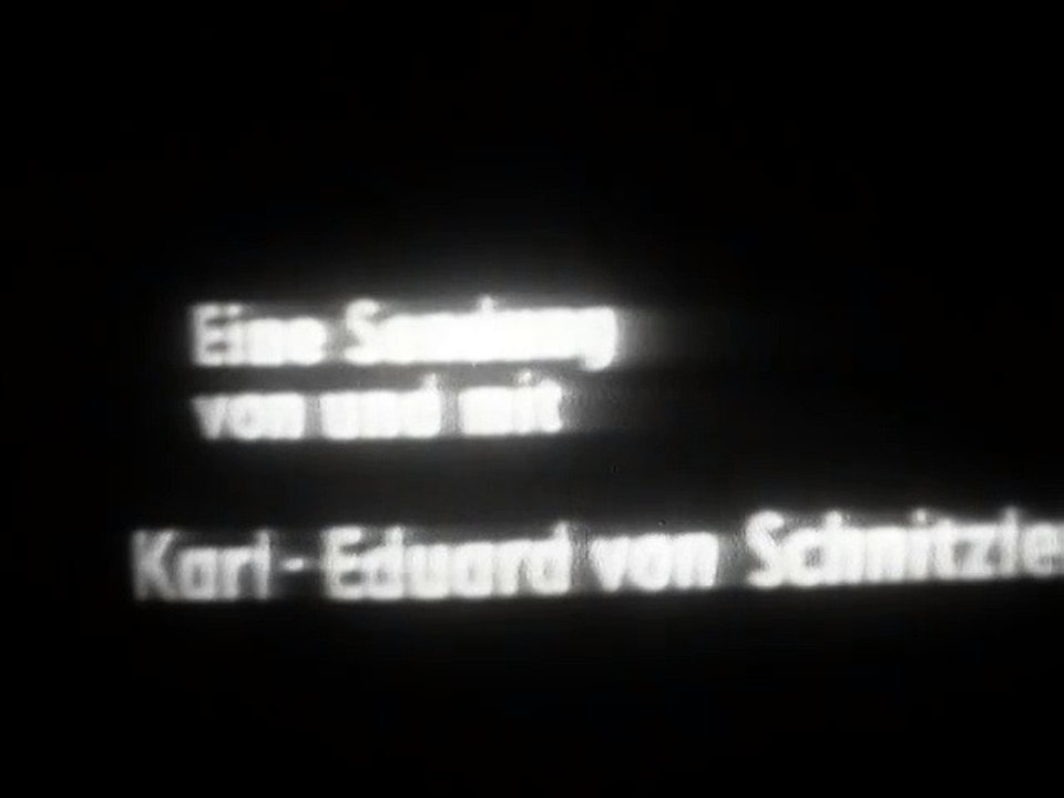 Der schwarze Kanal - 12. Juli 1971 - Revanchismus – Friedliche Koexistenz- Abgrenzung