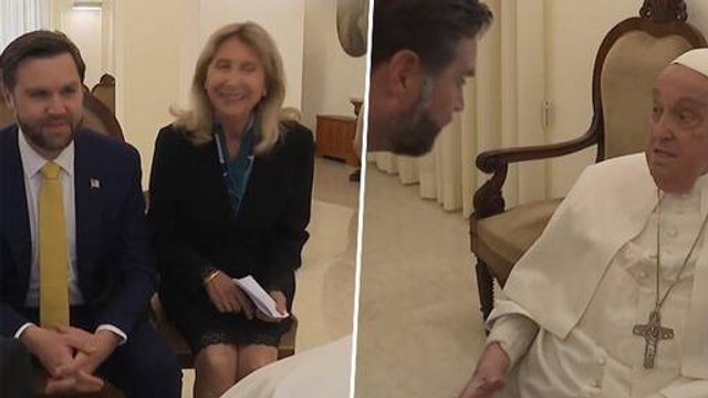 Pope Francis met briefly with U.S. Vice President JD Vance on Easter Sunday