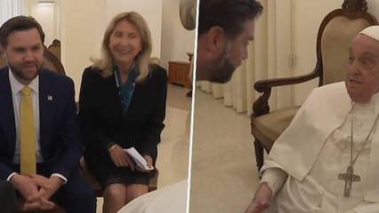 Pope Francis met briefly with U.S. Vice President JD Vance on Easter Sunday