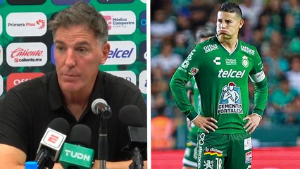 Eduardo Berizzo sobre la expulsión de James en el partido de León y su futura sanción: "Esperamos que el castigo sea el mínimo"
