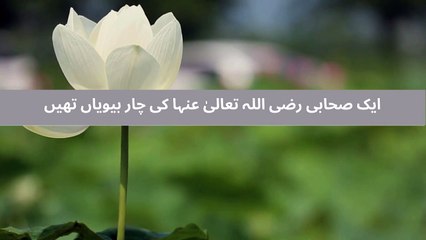 One Sahabi رضی اللہ تعالیٰ عنہا and his four wife | Bayan | Peer Ajmal Raza Sahab