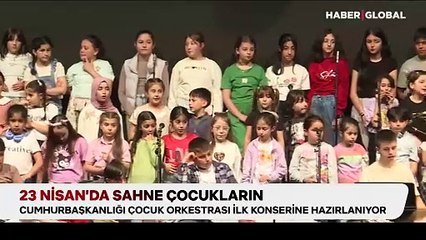 23 Nisan'da sahne çocukların: Orkestra Ulusal Egemenlik ve Çocuk Bayramı'na hazırlanıyor