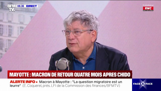 Je demande à ce que, immédiatement, les conditions d'obtention de visa quand vous arrivez à Mayotte puissent vous permettre de partir en métropole , assure Éric Coquerel (LFI)