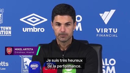 Arteta : "Des ajustements nécessaires quand on est court en effectif"