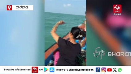 ಸಮುದ್ರದಲ್ಲಿ 28 ಕಿ.ಮೀ ಈಜಿ ದಾಖಲೆ ಬರೆದ ಹುಬ್ಬಳ್ಳಿಯ ಪೊಲೀಸ್ ಅಧಿಕಾರಿ