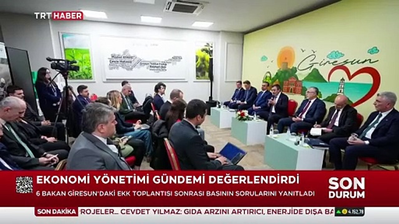 6 bakan, Ekonomi Koordinasyon Kurulu toplantısının ardından gündemi değerlendirdi