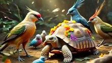 Why the tortoise has a cracked shell/ African folk tale”