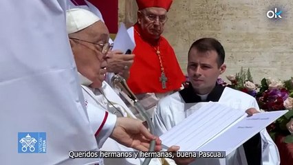 Las últimas palabras del Papa Francisco: "Que el Señor nos bendiga a todos"
